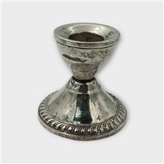 Vintage Antique Uchin Creations Sterling Weighted Candlestick Holders